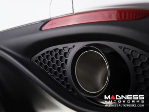 Alfa Romeo Giulia Performance Exhaust - 2.0L - Ragazzon - Axle Back - Muffled - w/ Carbon Fiber Tips